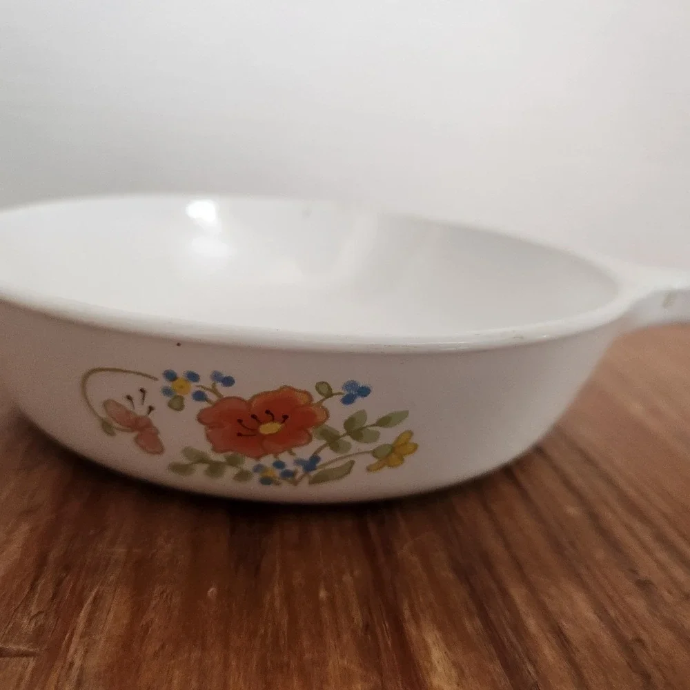 Corning Ware Vintage Wildflower Casserole Dish and Handled Sish (No‎ Lids)